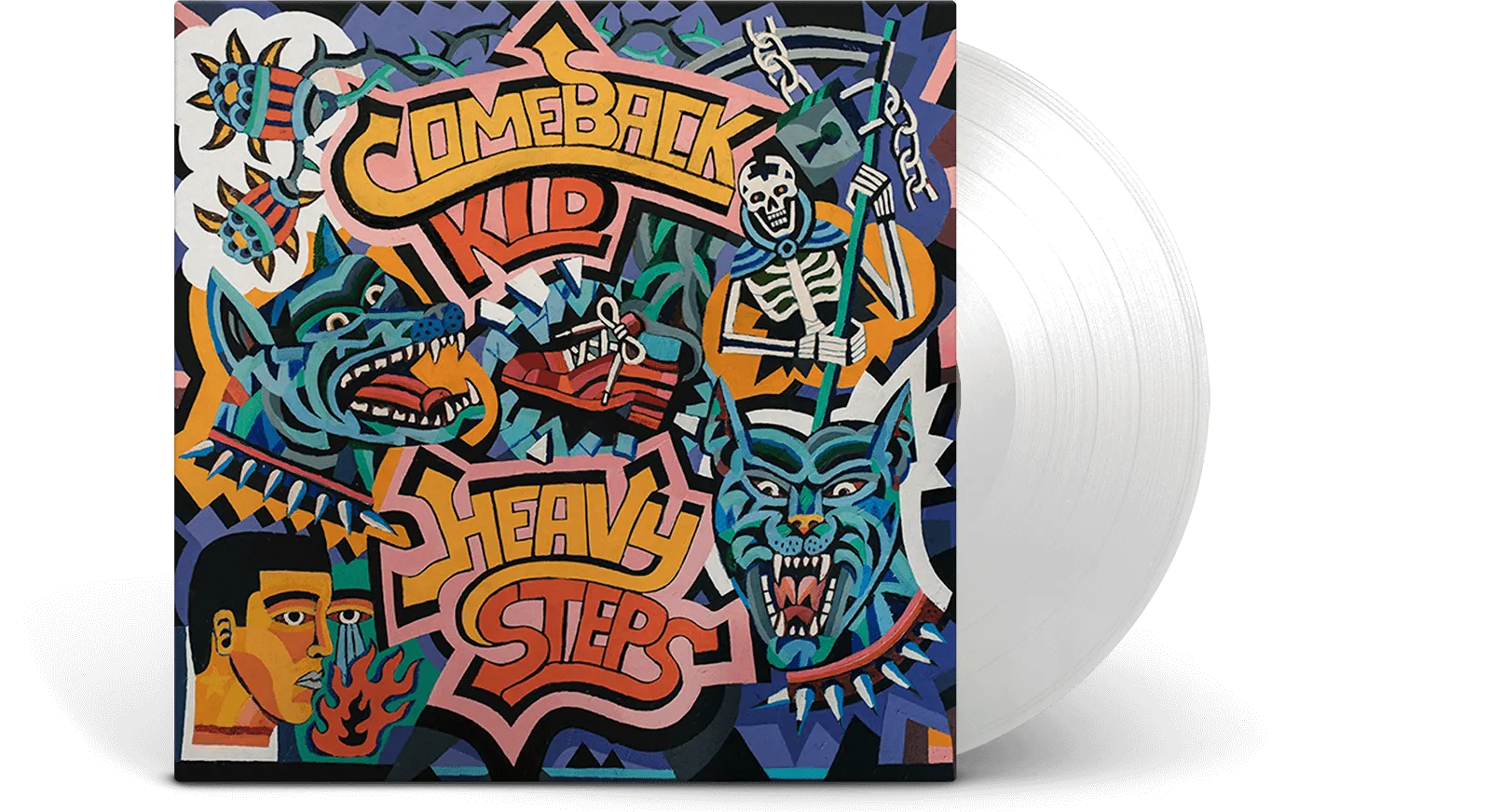 Comeback Kid : Heavy Steps (White Vinyl)