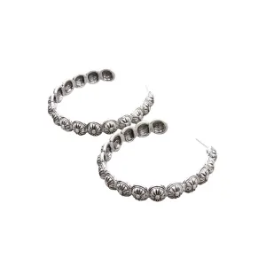 CONCHO KID HOOP EARRINGS