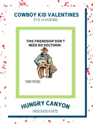 Cowboy Kid Valentines