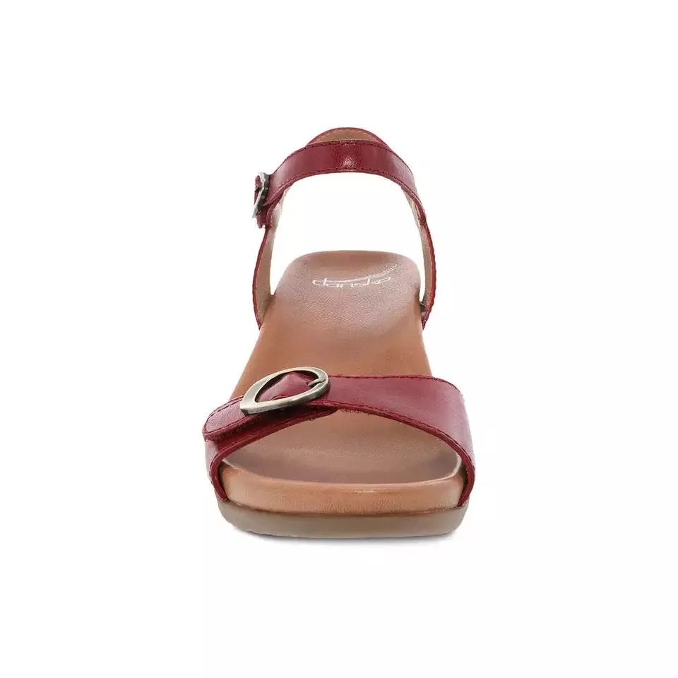 Dansko Women's Arielle Red Glazed Kid Leather 1613221200