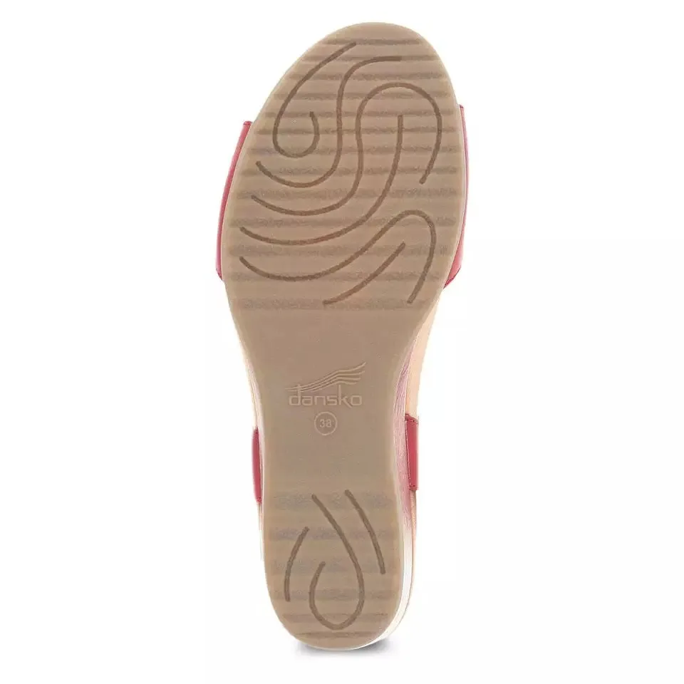 Dansko Women's Arielle Red Glazed Kid Leather 1613221200