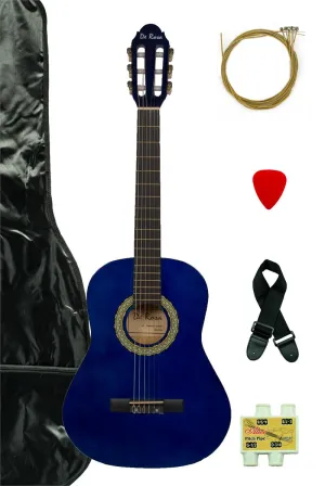 De Rosa USA 36" Acoustic Classical Guitar Complete Package