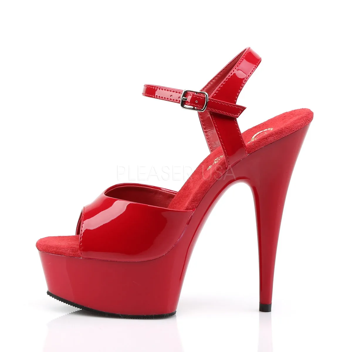 DELIGHT-609  Red Patent/Red