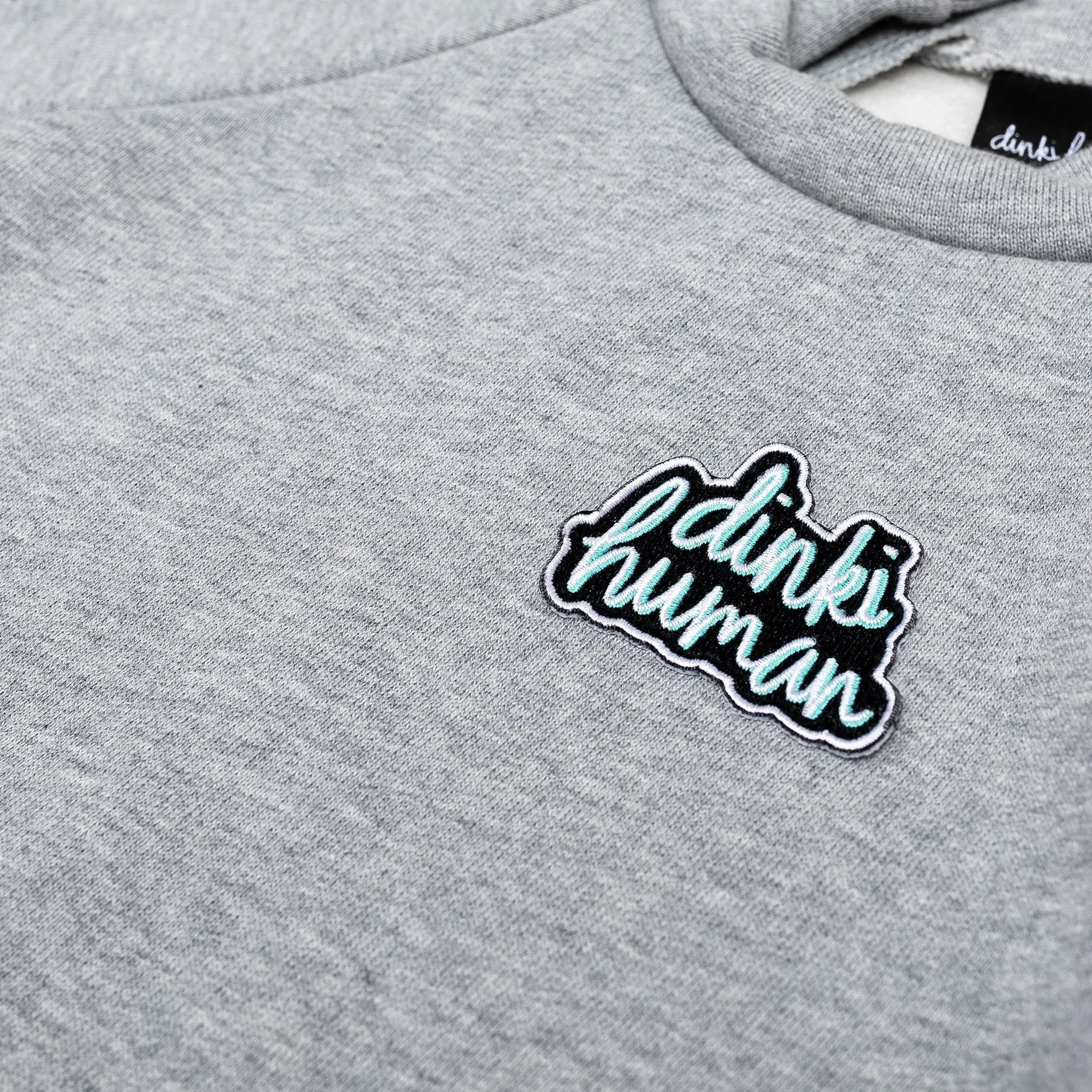 Dinki Human Patch Sweatshirt Grey
