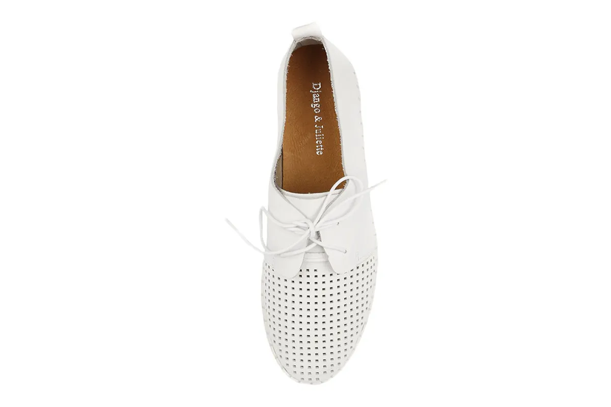 Django and Juliette Huston White Womens