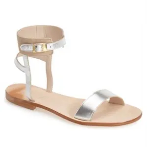 Euc CoRNETTI Ankle Strap Sandal, Handmade in Italy
