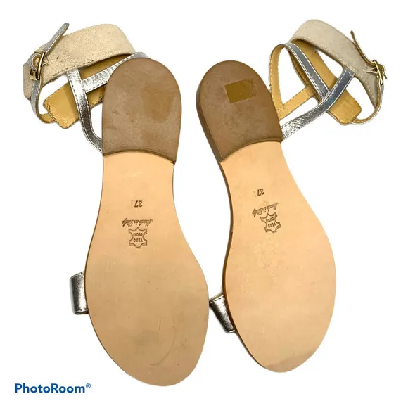 Euc CoRNETTI Ankle Strap Sandal, Handmade in Italy