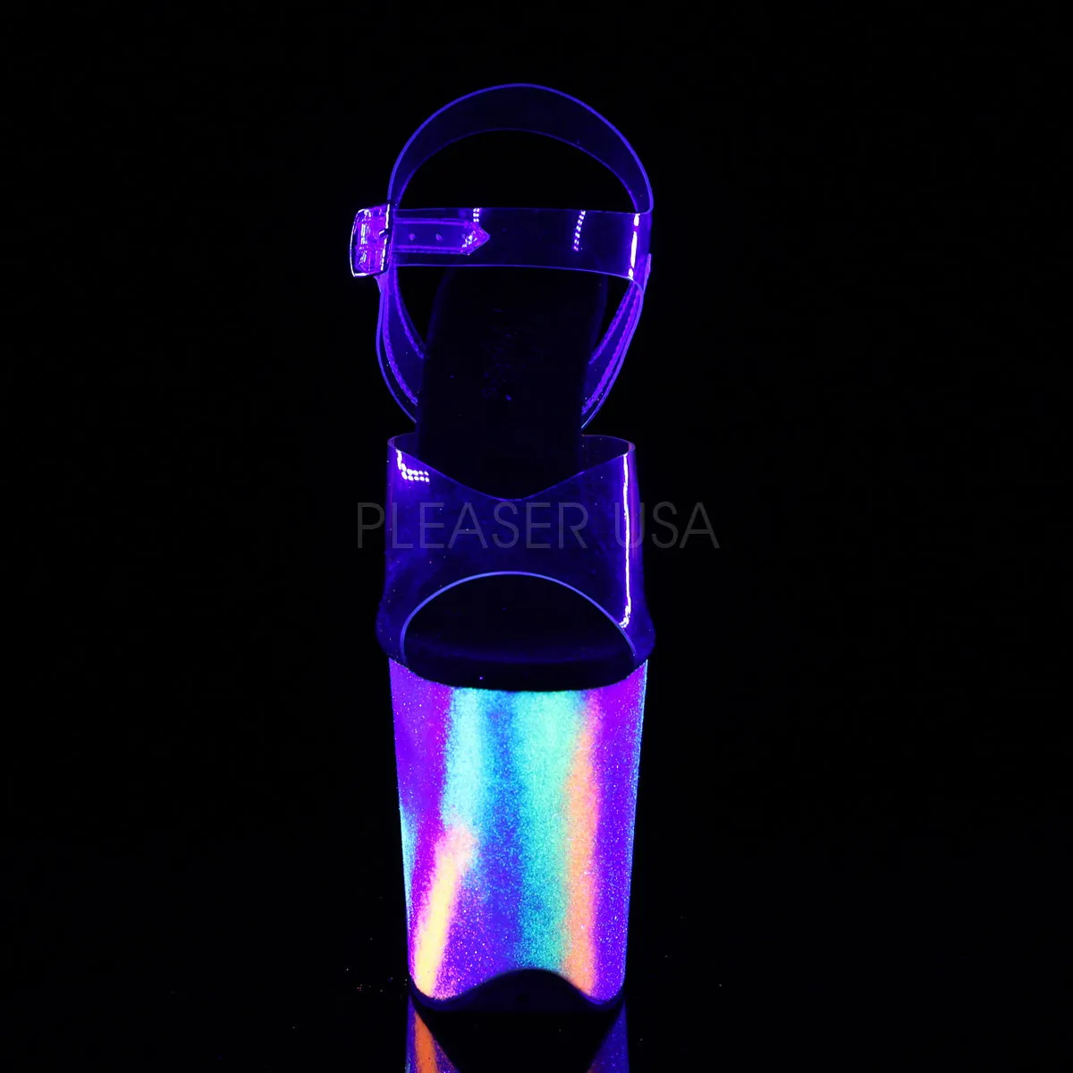 FLAMINGO-808GXY  Clear/Neon Glitter