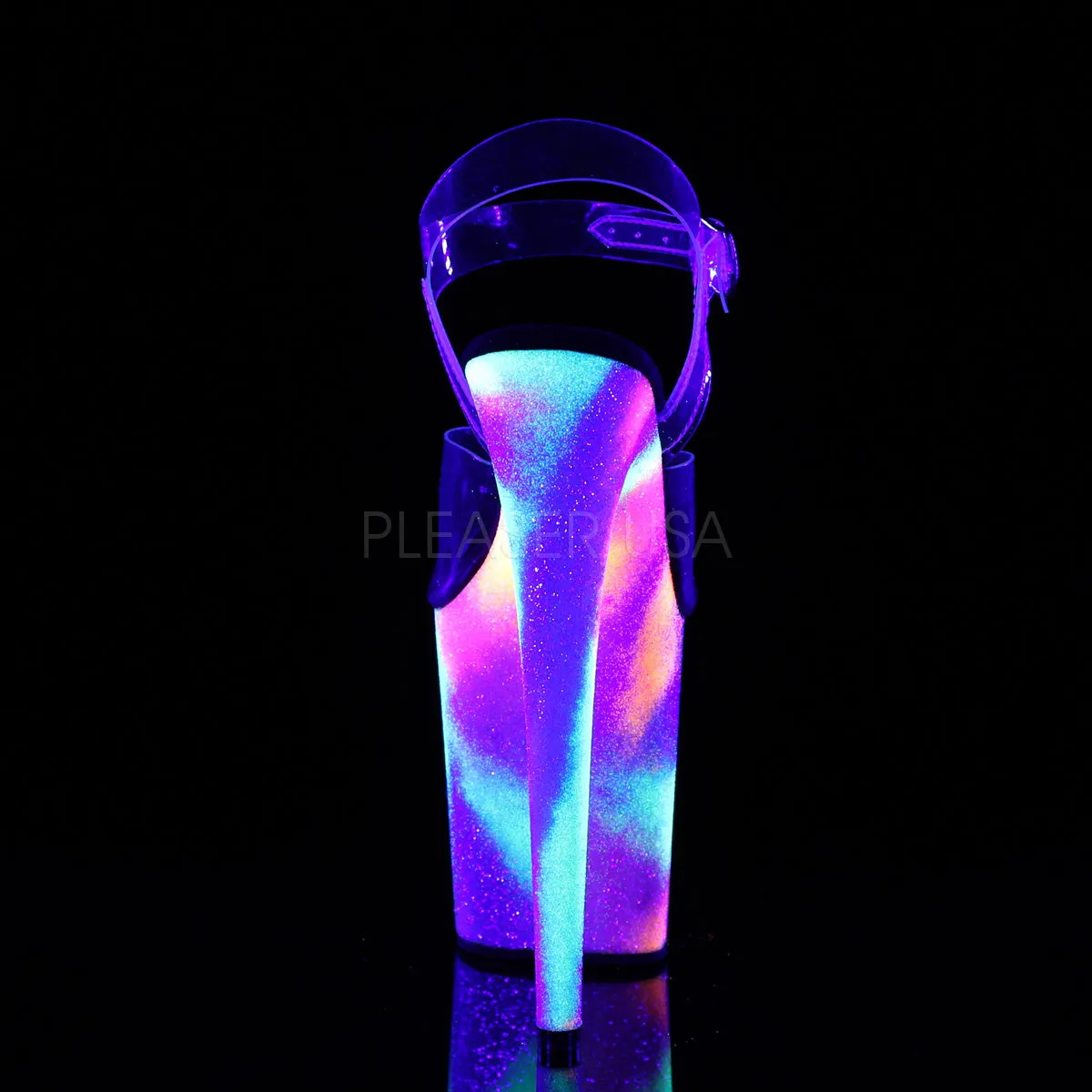 FLAMINGO-808GXY  Clear/Neon Glitter