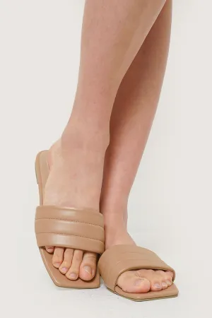 Flat Square Toe Sandals