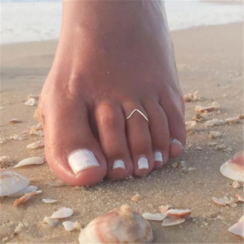 Flèche Toe Ring
