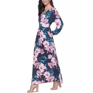 𝅺Floral-Print Maxi Dress