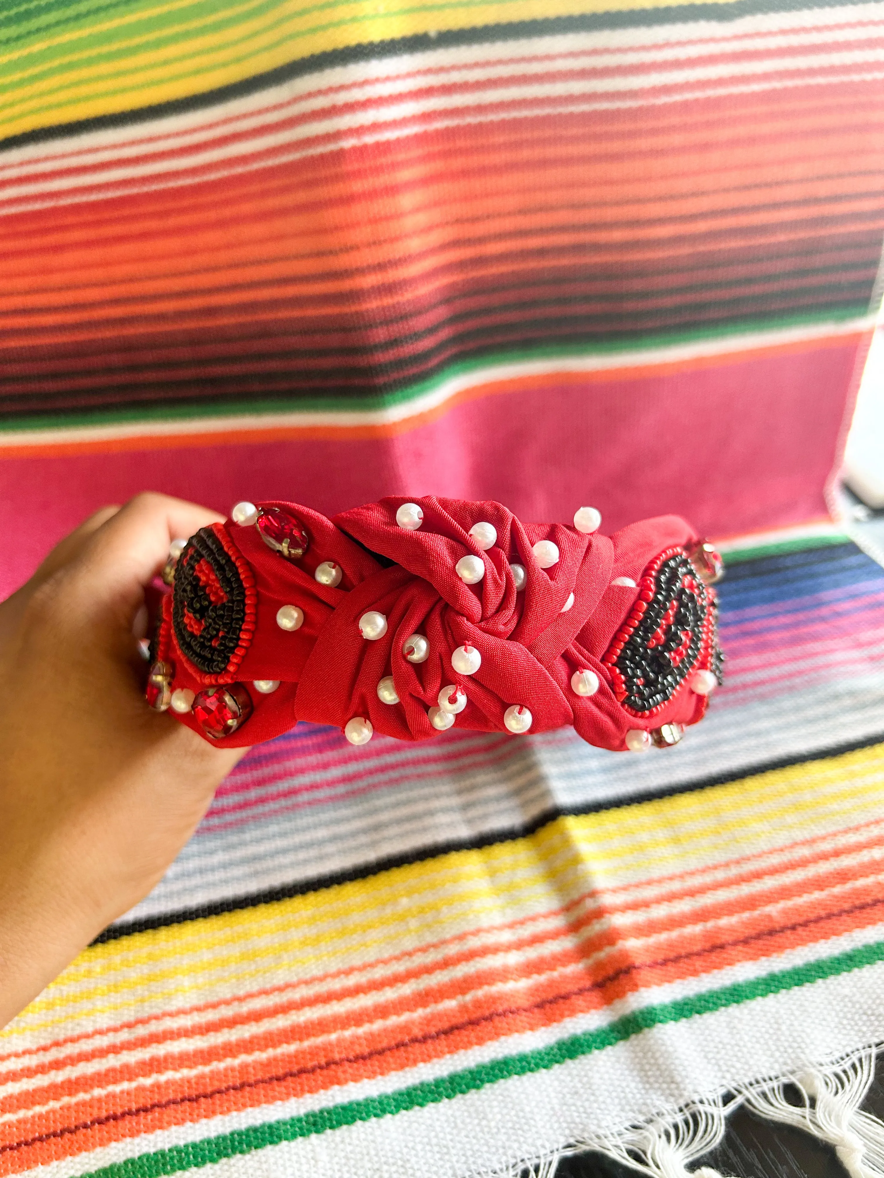 Game Day Headband Red
