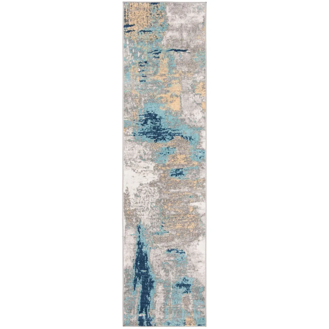 Genessys Performance Abstract Rug 17 Stories Rug Size: Runner 2' x 6'