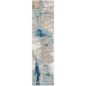 Genessys Performance Abstract Rug 17 Stories Rug Size: Runner 2' x 6'