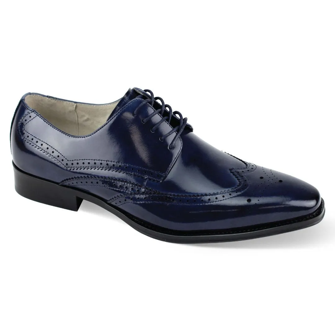 Giovanni Lincoln Genuine Leather Wingtip Mens Dress Shoe
