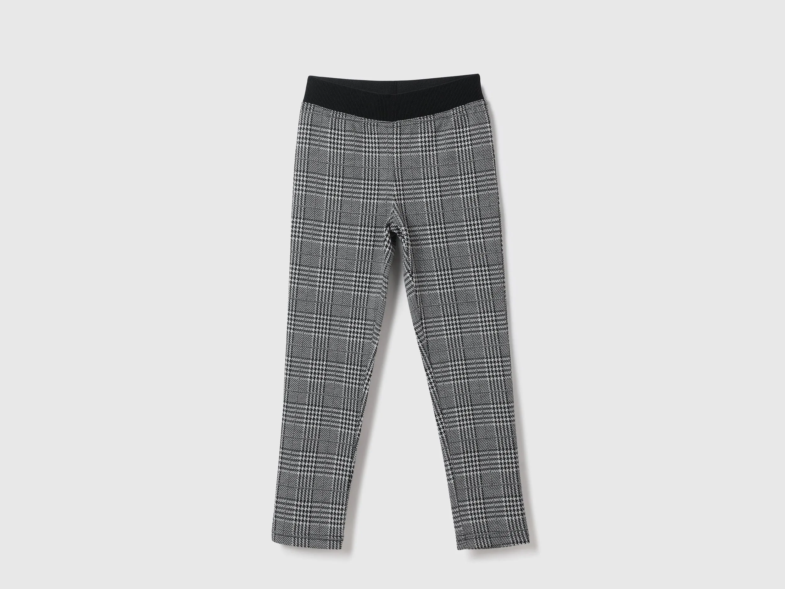 Girls Check Regular Fit Jegging