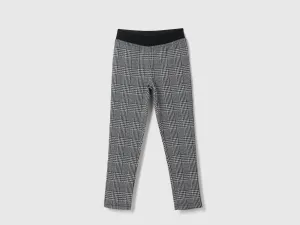 Girls Check Regular Fit Jegging