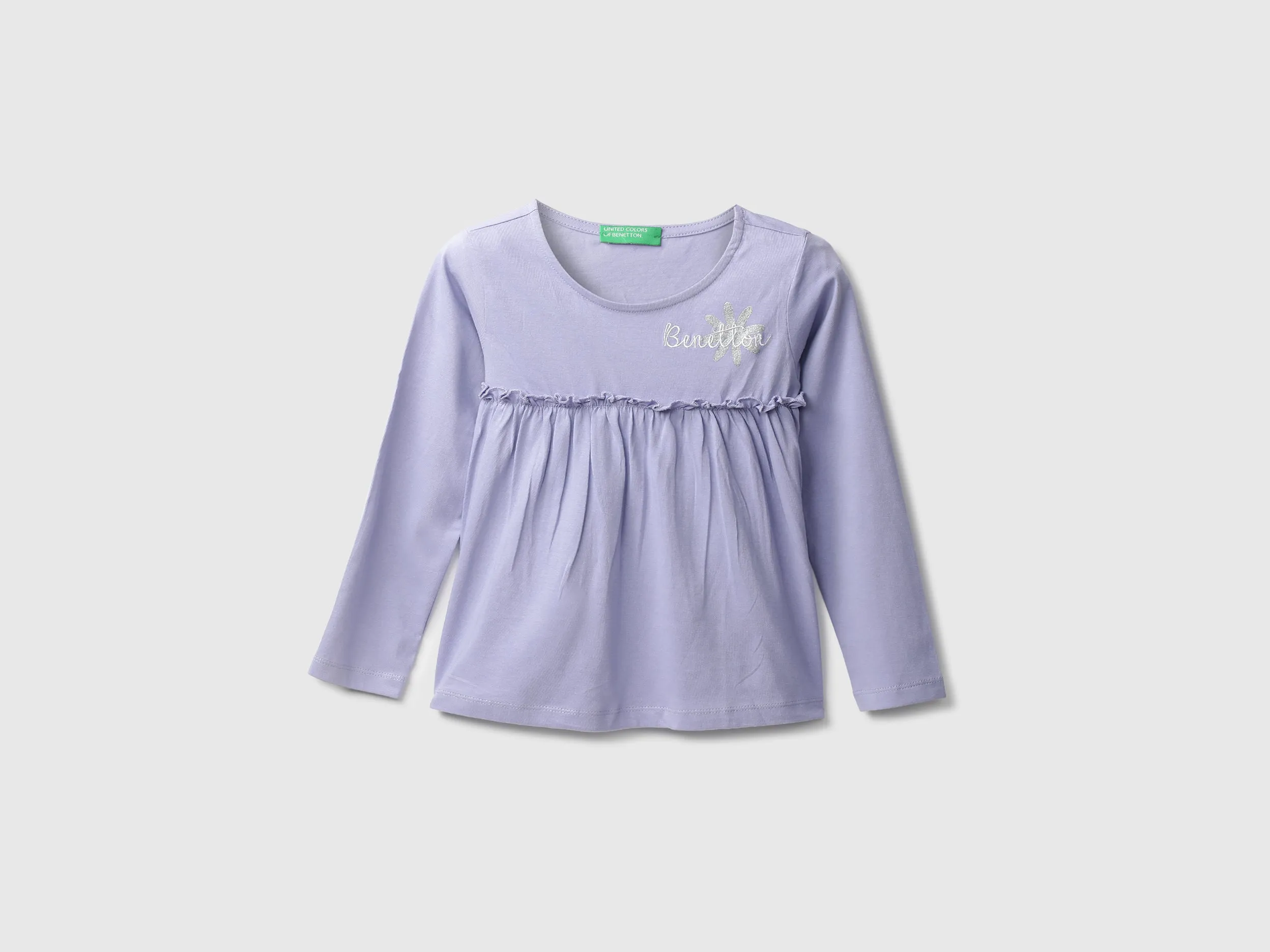 Girls Embroidery Round Neck Top