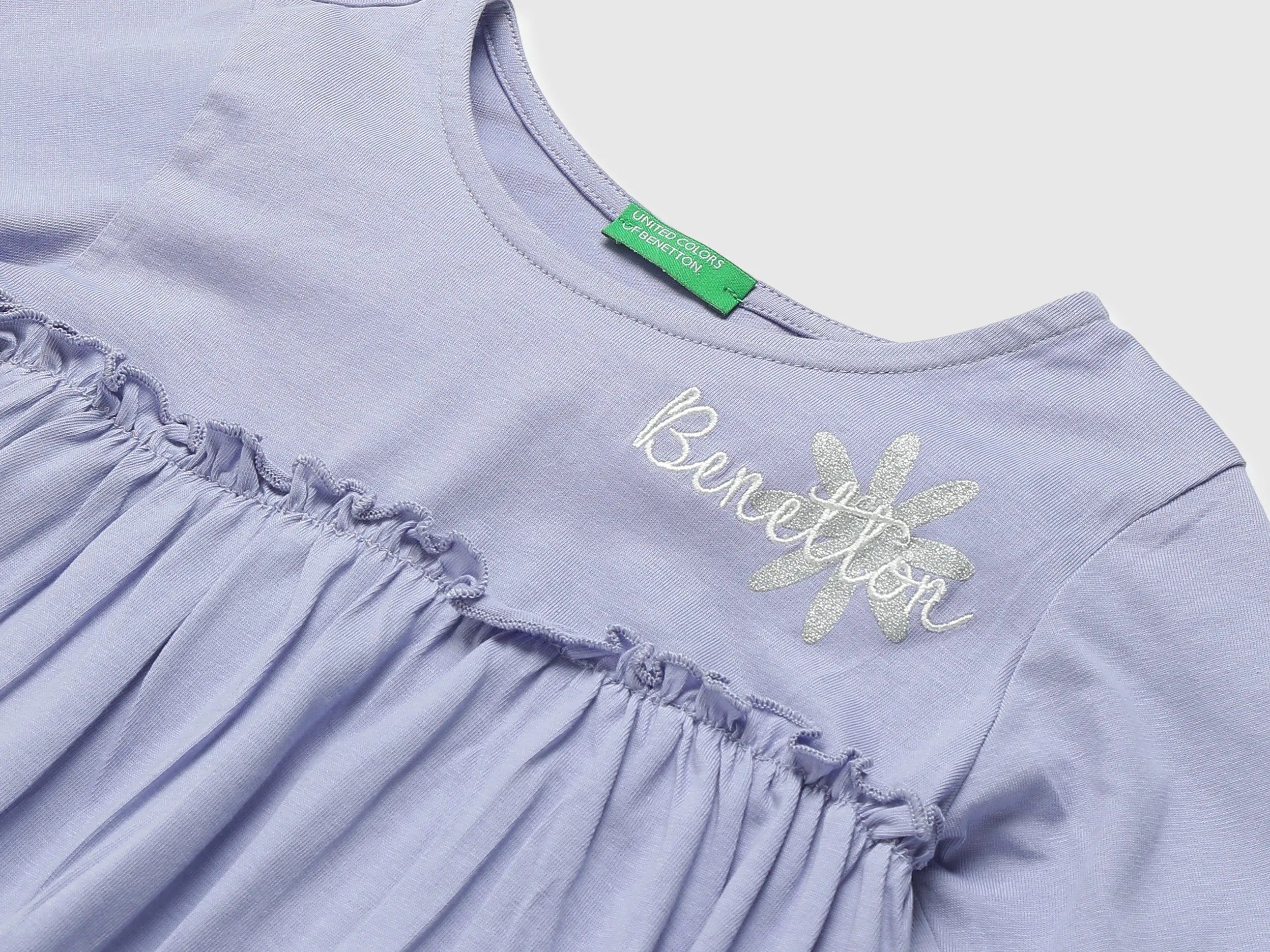 Girls Embroidery Round Neck Top