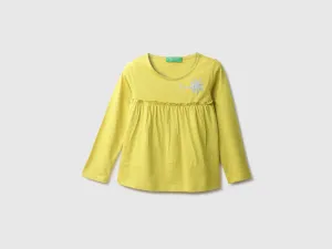 Girls Embroidery Round Neck Top