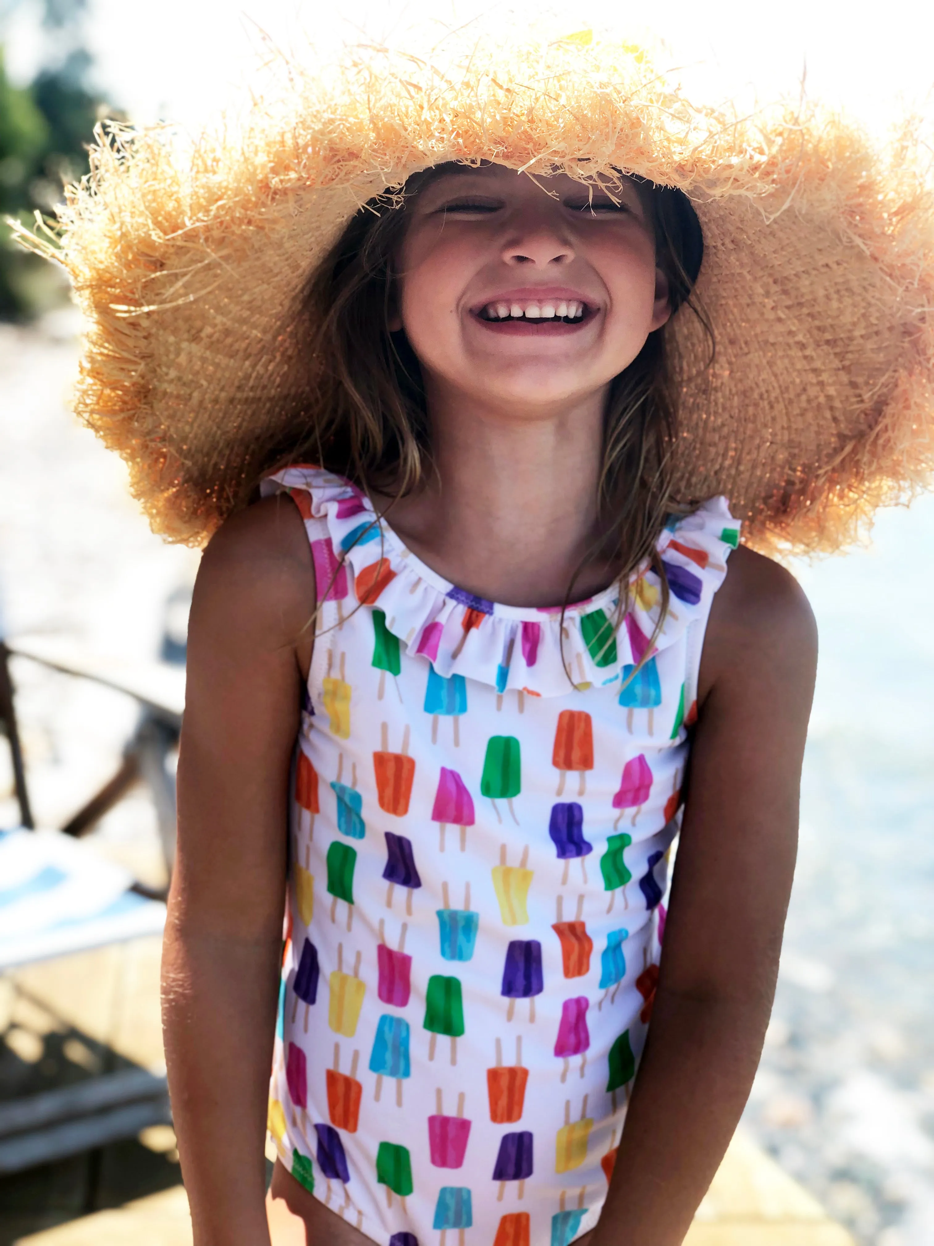 Girl’s Ruffled One-Piece Swimsuit Lickety Split