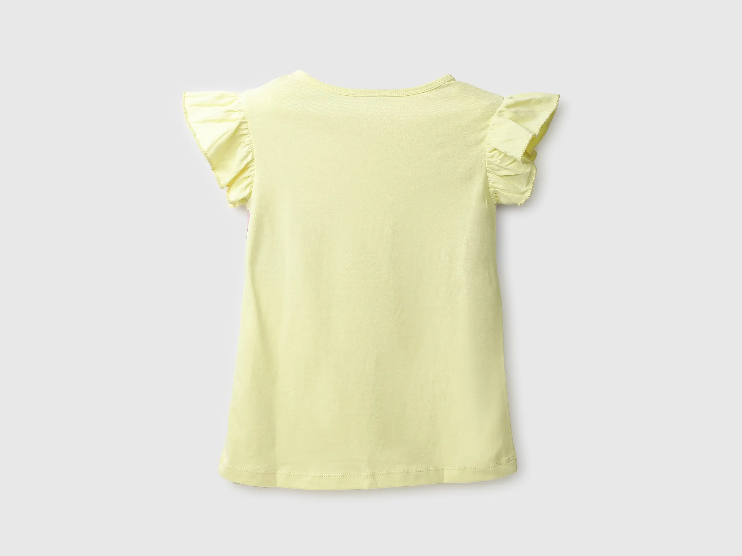 Girls Striped Round Neck Top