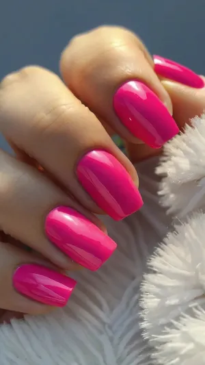 Glitter, Girly, and Glam: 16 Barbie Pink Nail Designs to Try