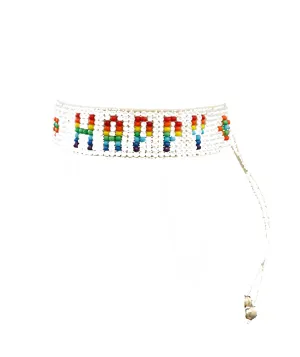 HAPPY BEADED BRACELET