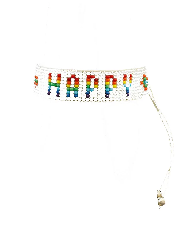 HAPPY BEADED BRACELET