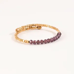 Haven Beaded Memory Wire Bracelet