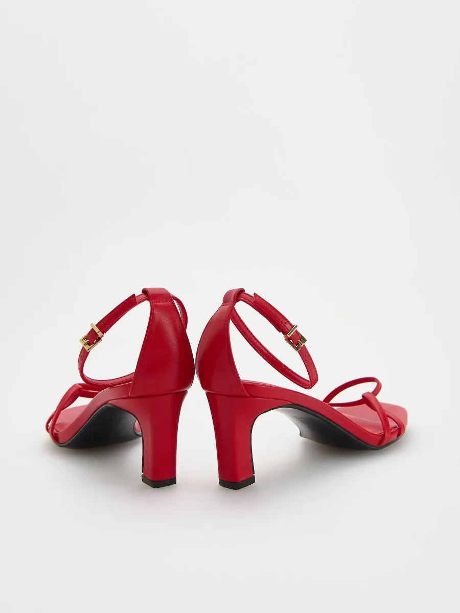 Heeled sandals