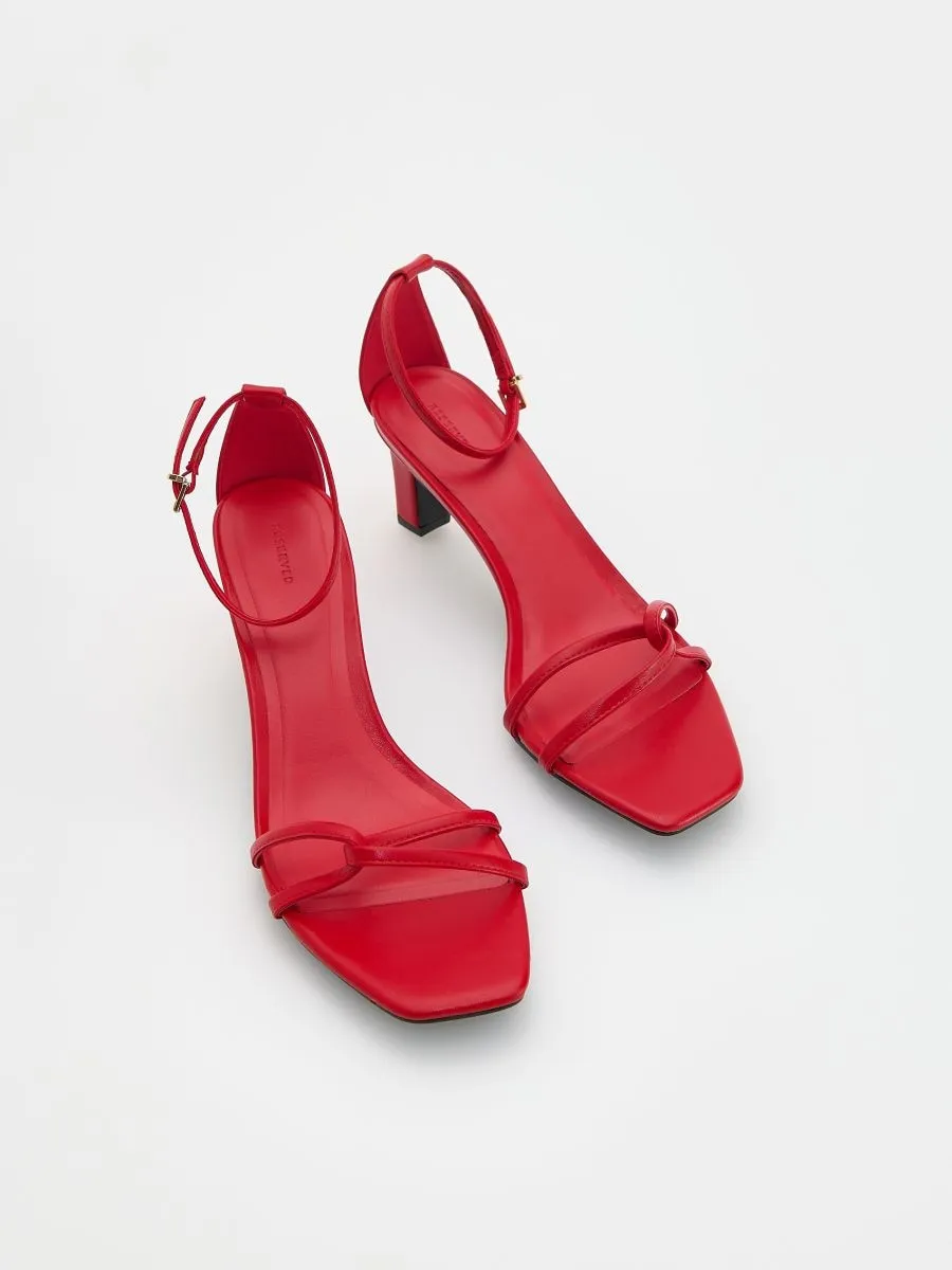 Heeled sandals