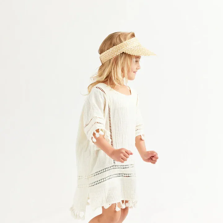Hemlock Big Kid Blonde Visor