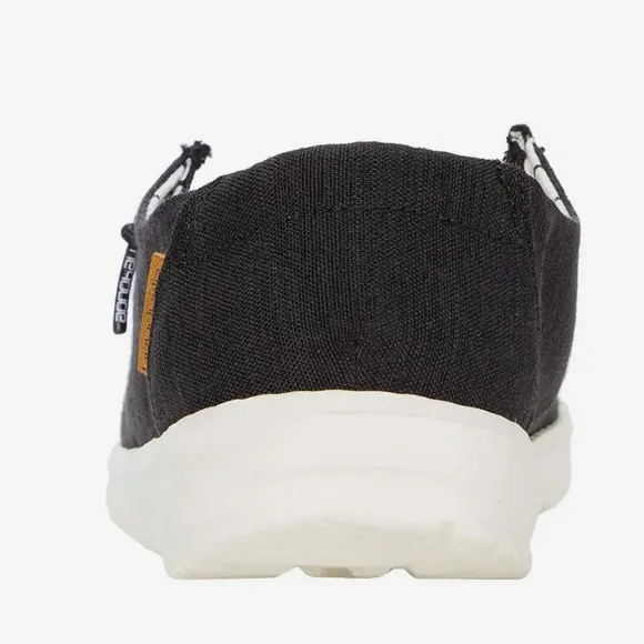 Hey Dude Wendy Youth Linen Black
