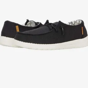 Hey Dude Wendy Youth Linen Black