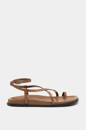 Hilary Leather Sandal - Tan