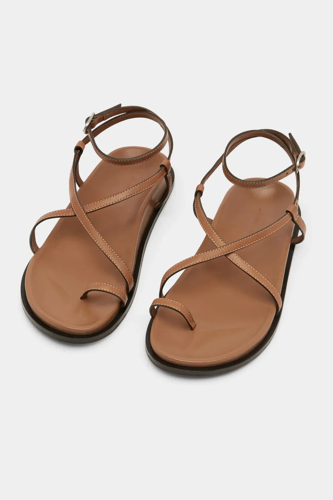 Hilary Leather Sandal - Tan
