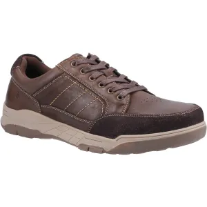 Hush Puppies Finley Laces Mens Shoes in Coffee