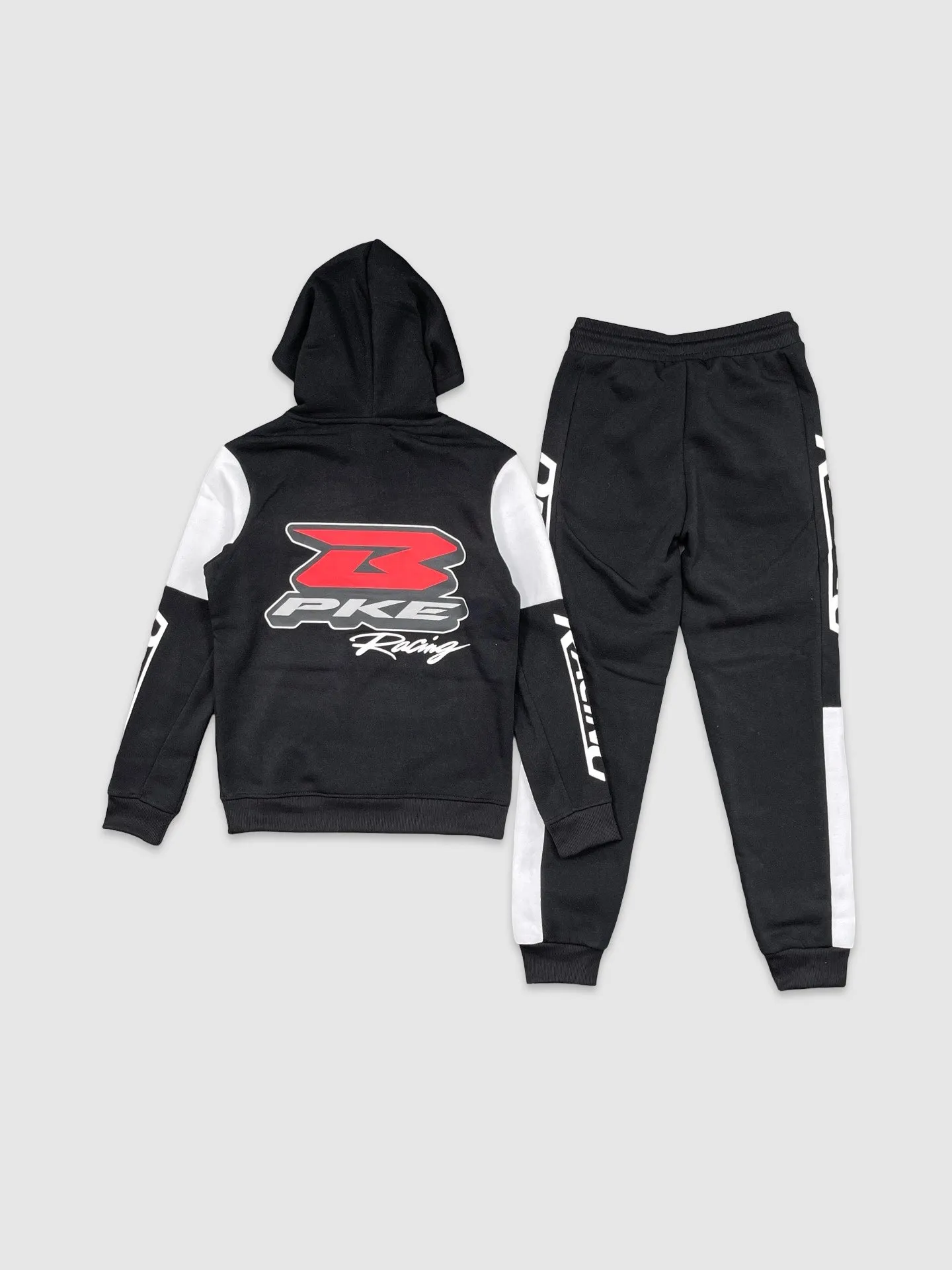 INN-FB2442SKSET-Kid's Racing Colorblock Hoodie Set