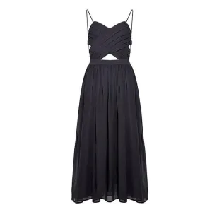 Jemma Black Chiffon A Line Dress