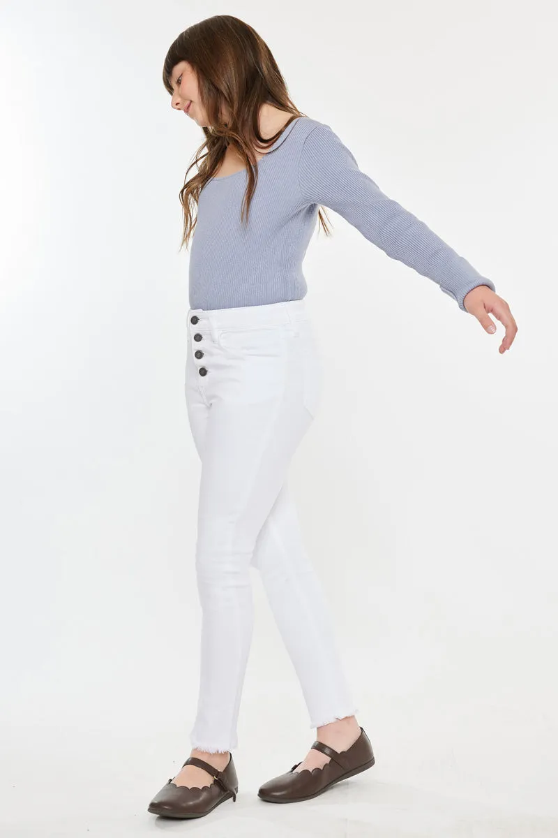 Jorja High Rise Ankle Skinny Kid Jeans