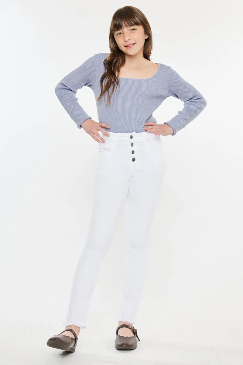 Jorja High Rise Ankle Skinny Kid Jeans