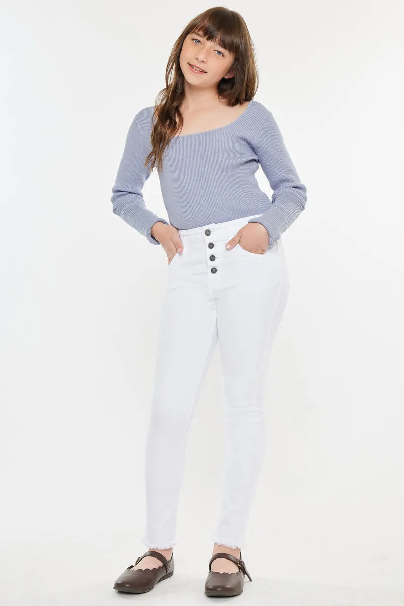 Jorja High Rise Ankle Skinny Kid Jeans