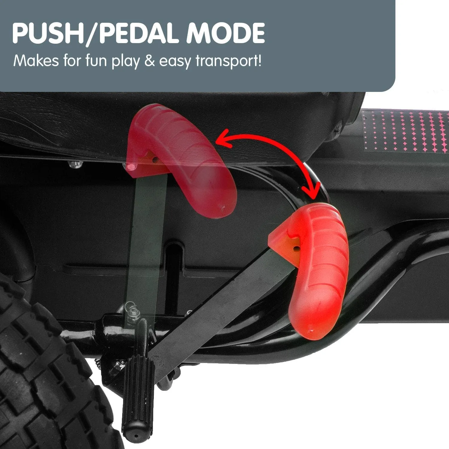 Kahuna G18 Kids Ride On Pedal Powered Go Kart Racing Style - Red - ONLINE ONLY - Free Shipping