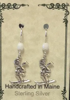 Kid Skier Earrings