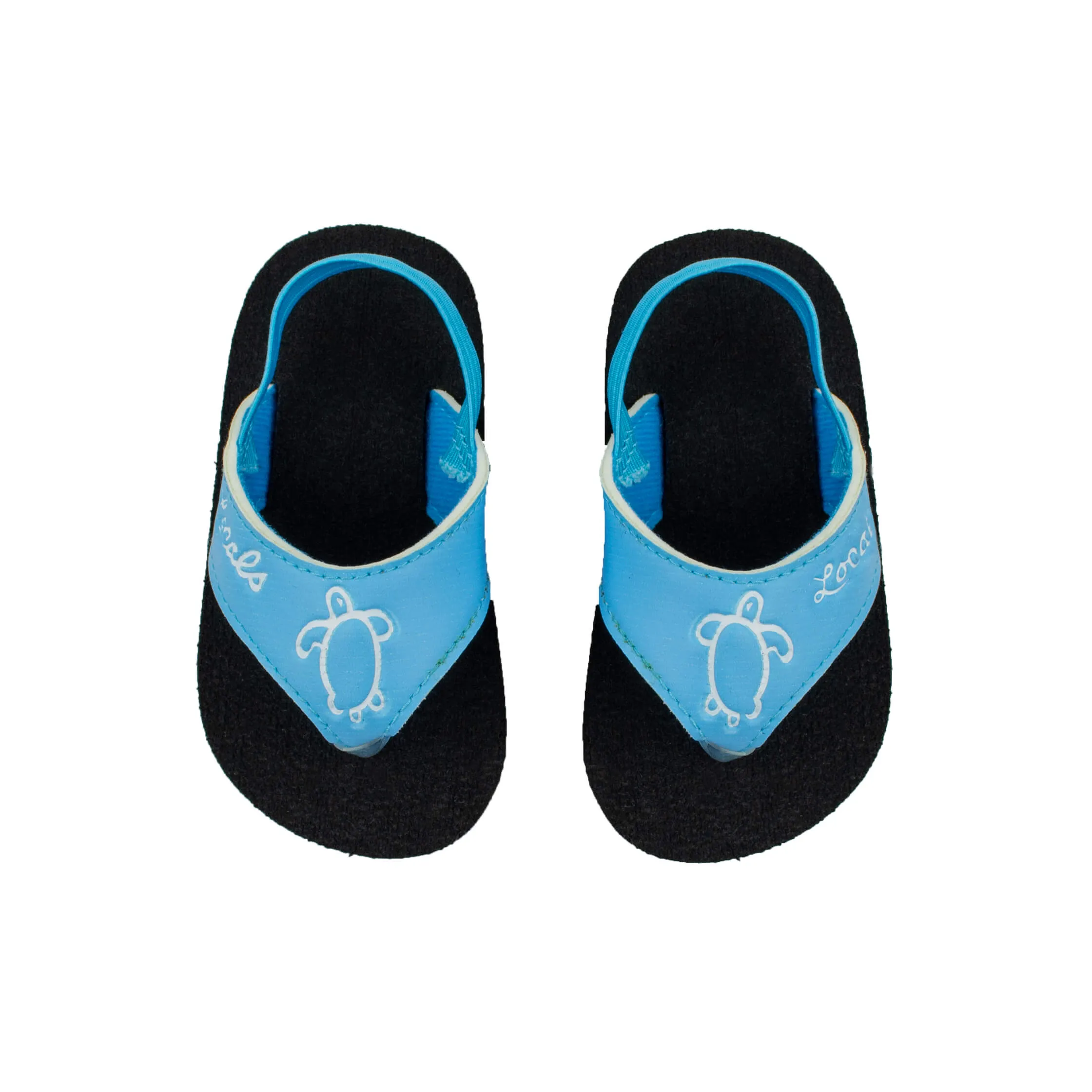 Kids Elastic Strap Turquoise Slippah