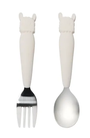 Kids Utensils Set - Llama
