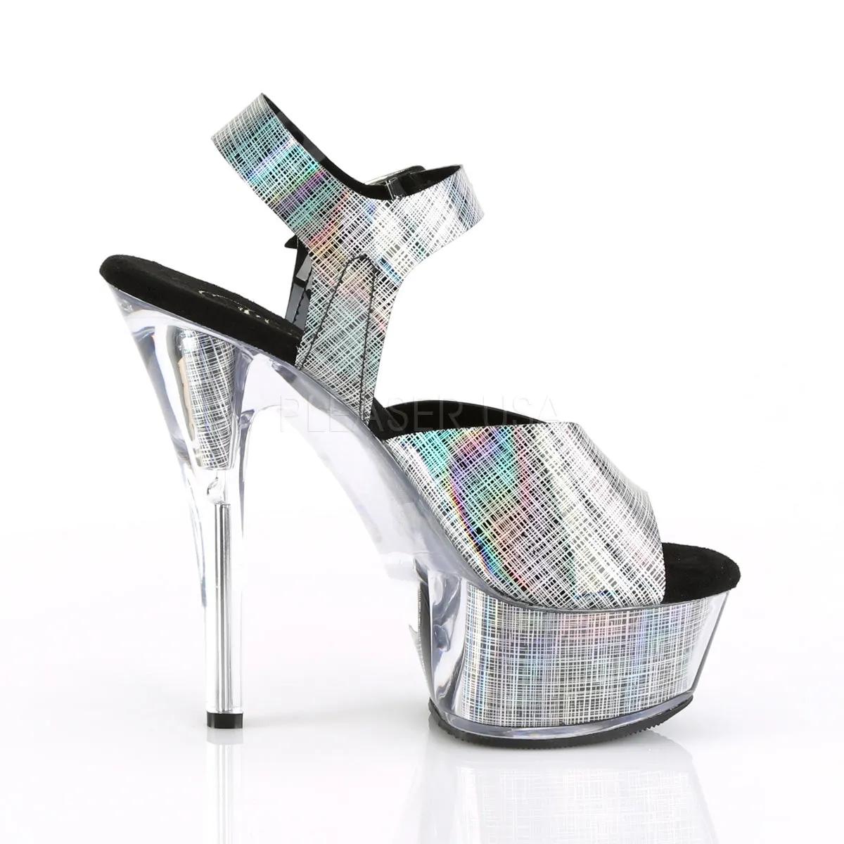 KISS-208N-CRHM  Black Hologram TPU/Black Hologram Inserts