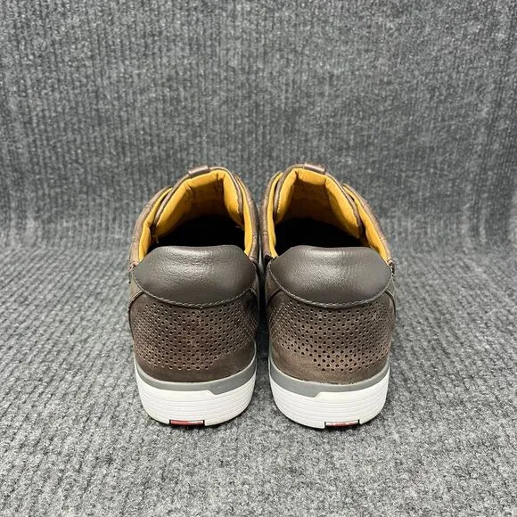 Kizik New York Court Hands Free Slip On Shoes Brown Leather Mens Size 10 M